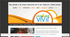 Desktop Screenshot of masquevivir.com